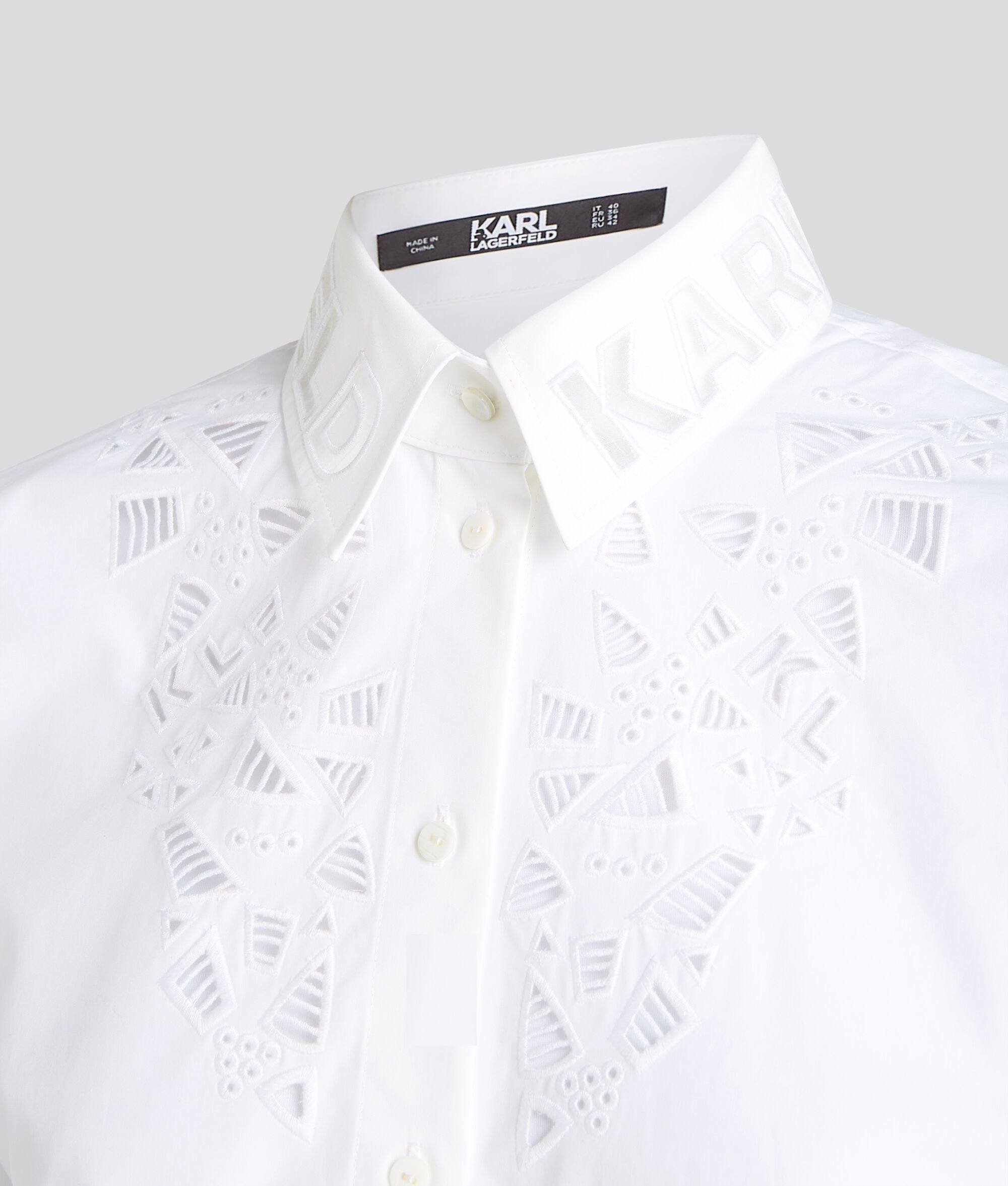 (image for) Smooth Broderie Anglaise Shirt